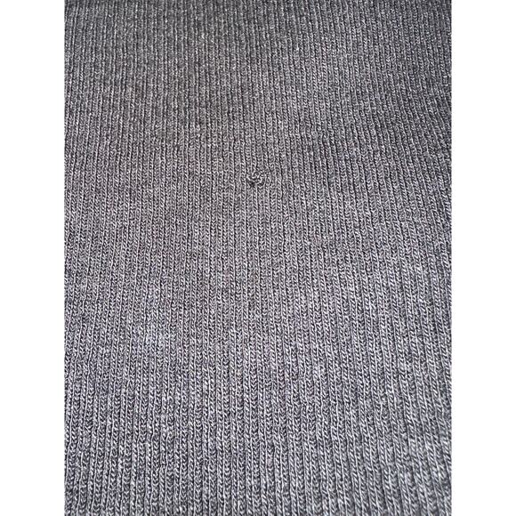 Quince Organic Micro Ribbed Long Sleeve Tee Black Soft Minimalist Layering M - Picture 7 of 7